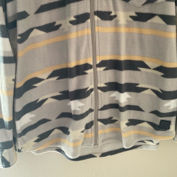 VTG 1946 Quilted Pattern Lined Shirt Jacket Grey Size Medium - Picture 6 of 12